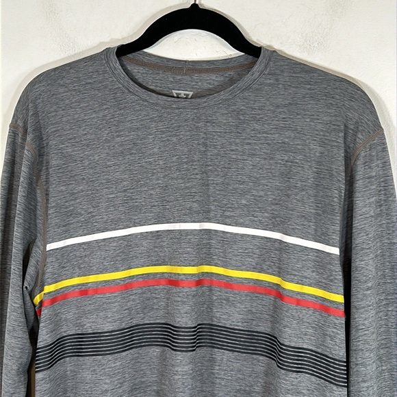 Vissla Surf Culture UVA Protection Men’s Size XL Gray Heather Long Sleeve Tee - Picture 2 of 14